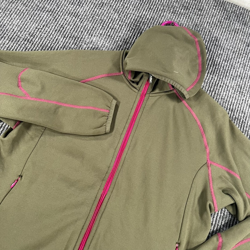 Rab Polartec Jacket Womens XL Extra‎ Large Green Long Sleeve Full Zip Hooded